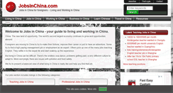 Desktop Screenshot of jobsinchina.com
